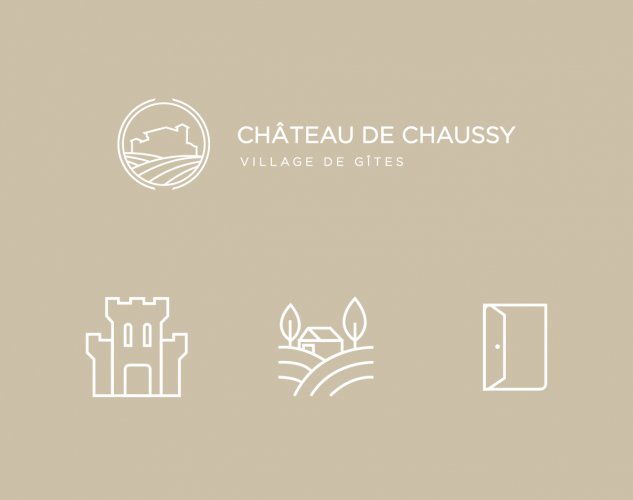Creation logo et picots Chateau de Chaussy
